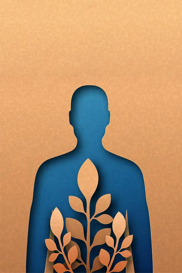 Cognitive-Health-Education-Treatment Illustration of a body herbs growing inside. Get Cognitive Health Education Treatment from Marina Fay, PA-C in Aventura-North Miami.